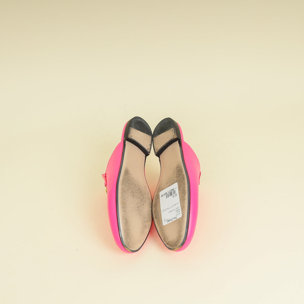 Gucci Hot Pink Princetown Slippers 37.5