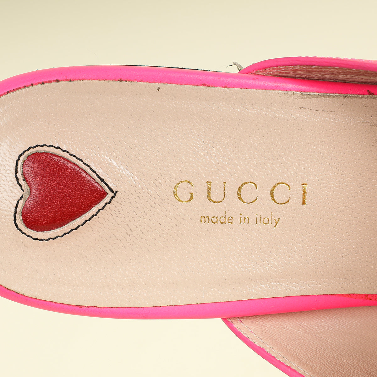 Gucci Hot Pink Princetown Slippers 37.5