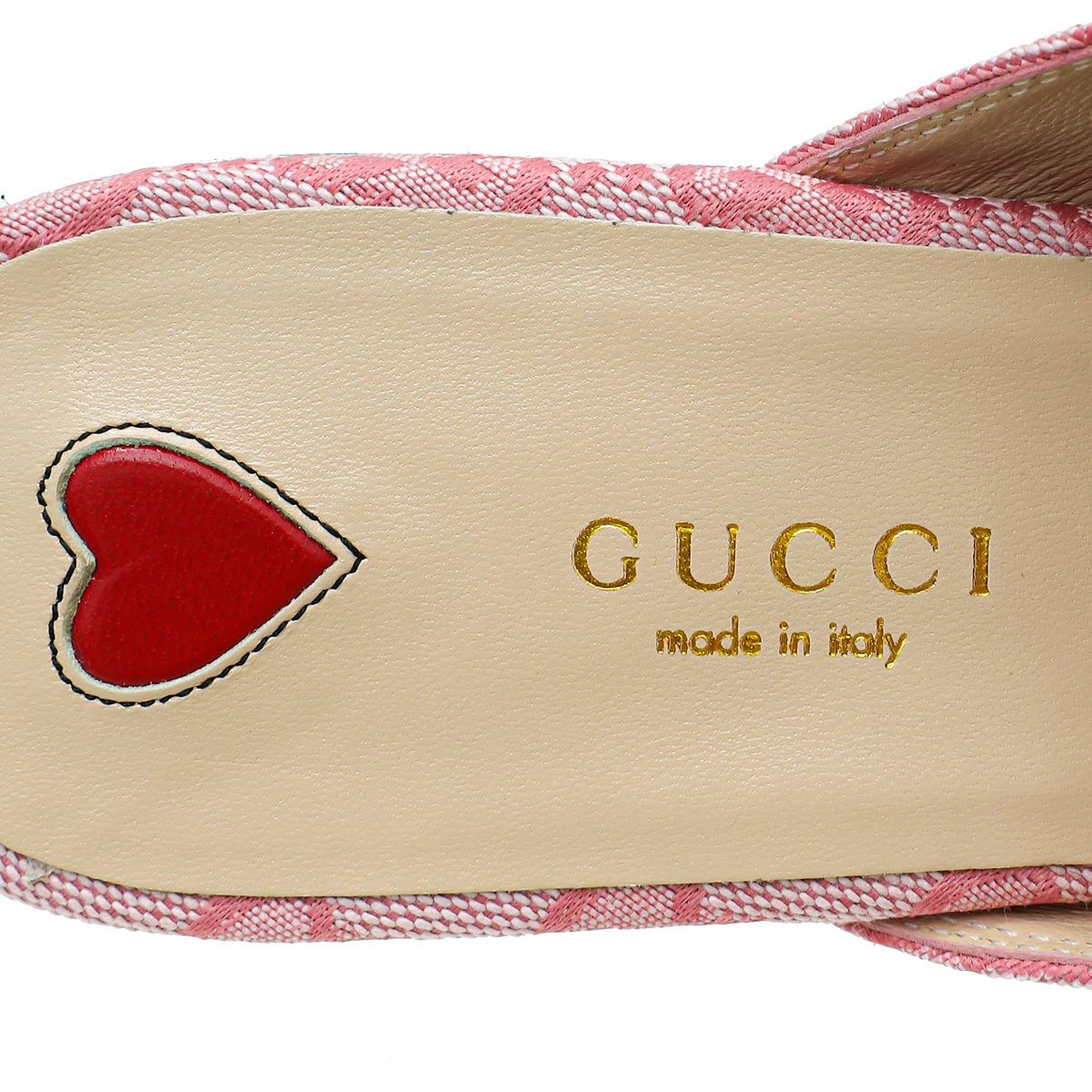 Gucci Pink GG Princetown Mules 37.5