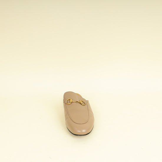 Gucci Taupe Princetown Mules 37
