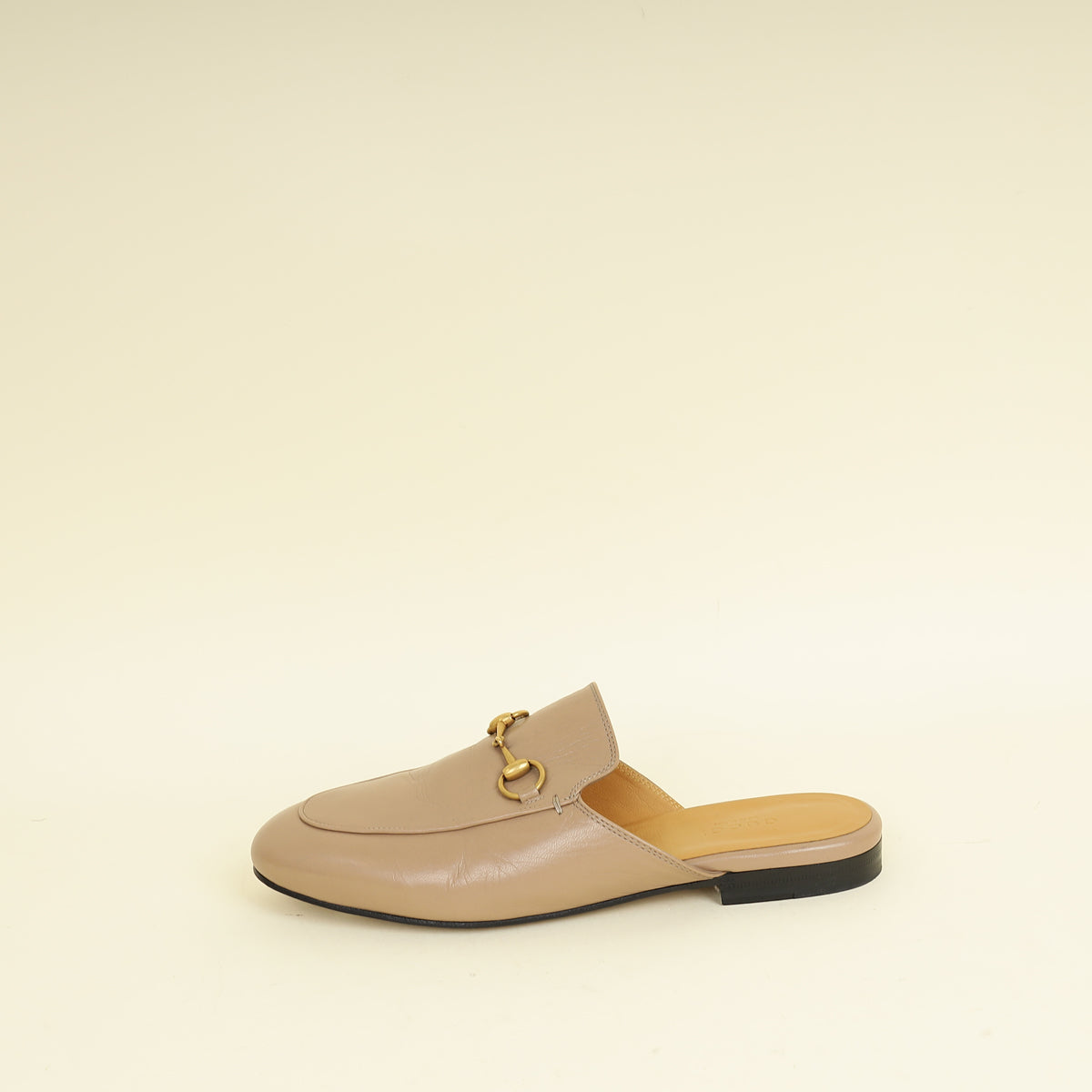 Gucci Taupe Princetown Mules 37