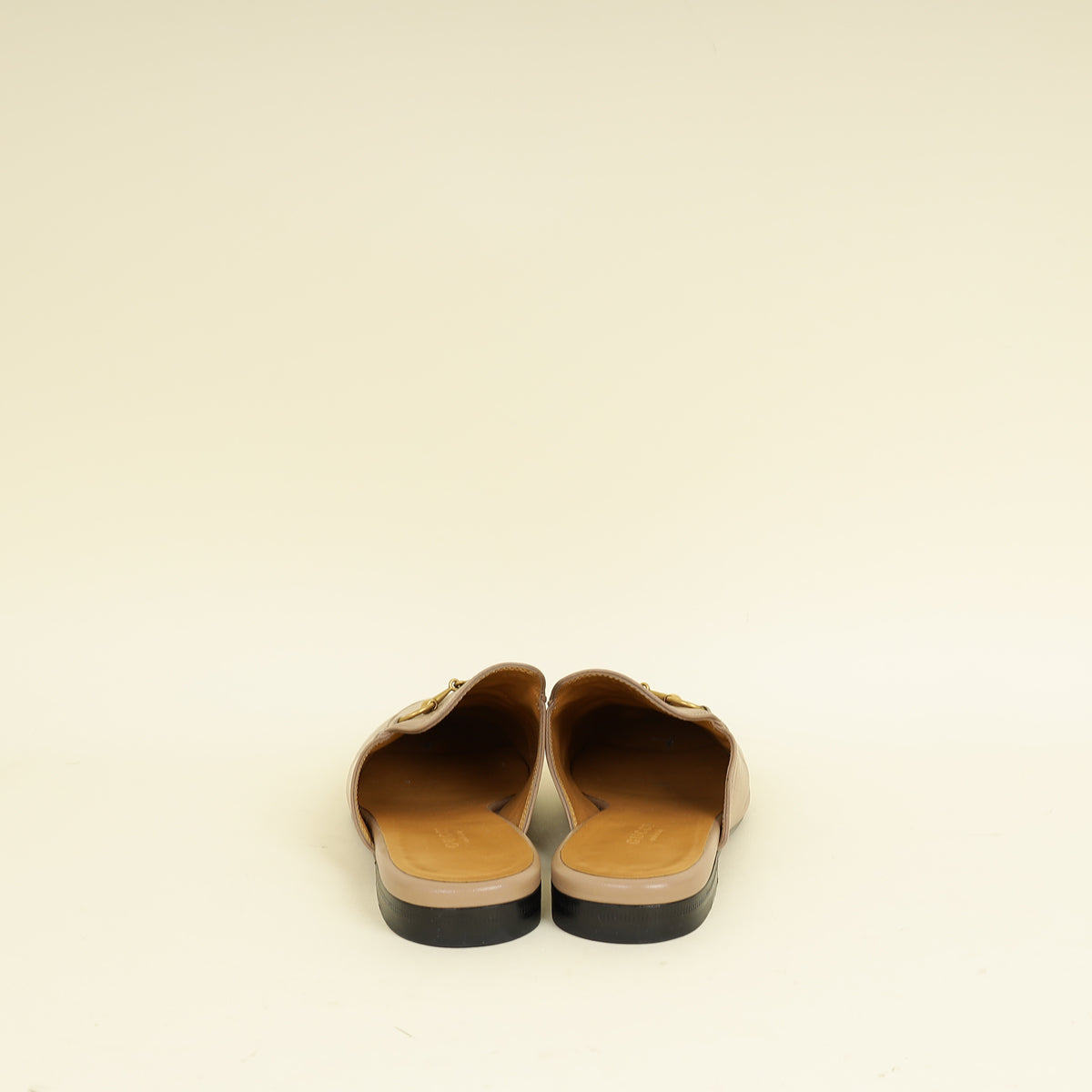 Gucci Taupe Princetown Mules 37