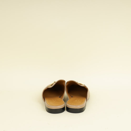 Gucci Taupe Princetown Mules 37