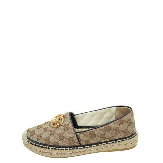 Gucci Tricolor GG Matelasse Espadrille 37