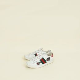 Gucci White Arrow Embroidered Ace Sneakers 37