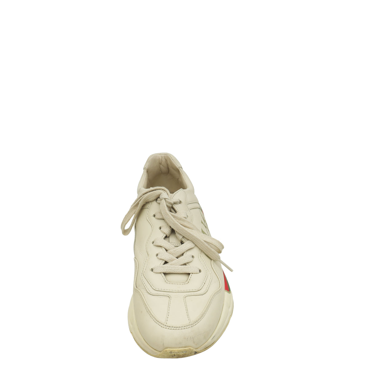 Gucci Ivory Logo Rhyton Trainer Sneakers 37-Gucci-THE CLOSET