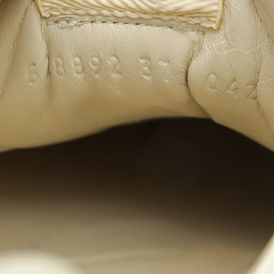 Gucci Ivory Logo Rhyton Trainer Sneakers 37