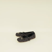 Gucci Chocolate Brown Horsebit Ballet Flat 38