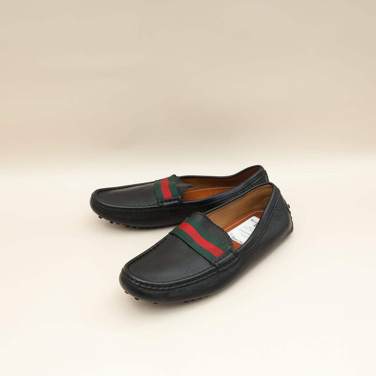 Gucci Black Web Loafer 38-Gucci-THE CLOSET
