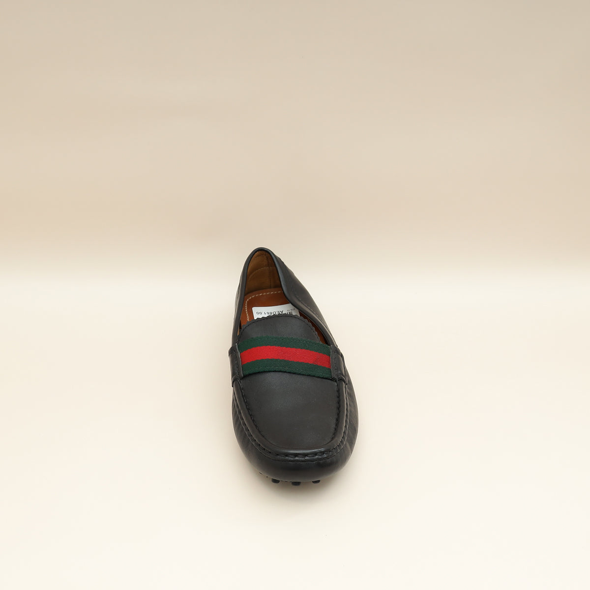 Gucci Black Web Loafer 38-Gucci-THE CLOSET
