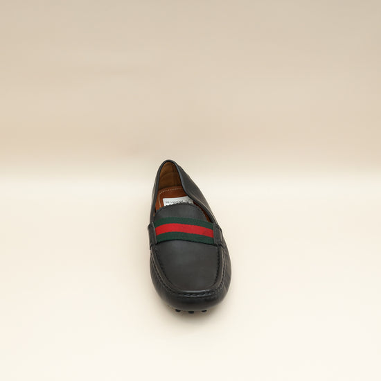 Gucci Black Web Loafer 38