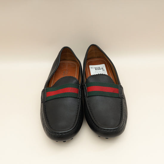 Gucci Black Web Loafer 38-Gucci-THE CLOSET