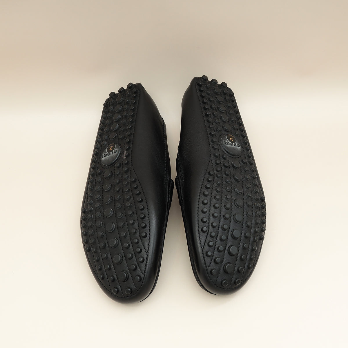 Gucci Black Web Loafer 38-Gucci-THE CLOSET