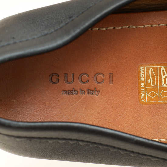 Gucci Black Web Loafer 38-Gucci-THE CLOSET