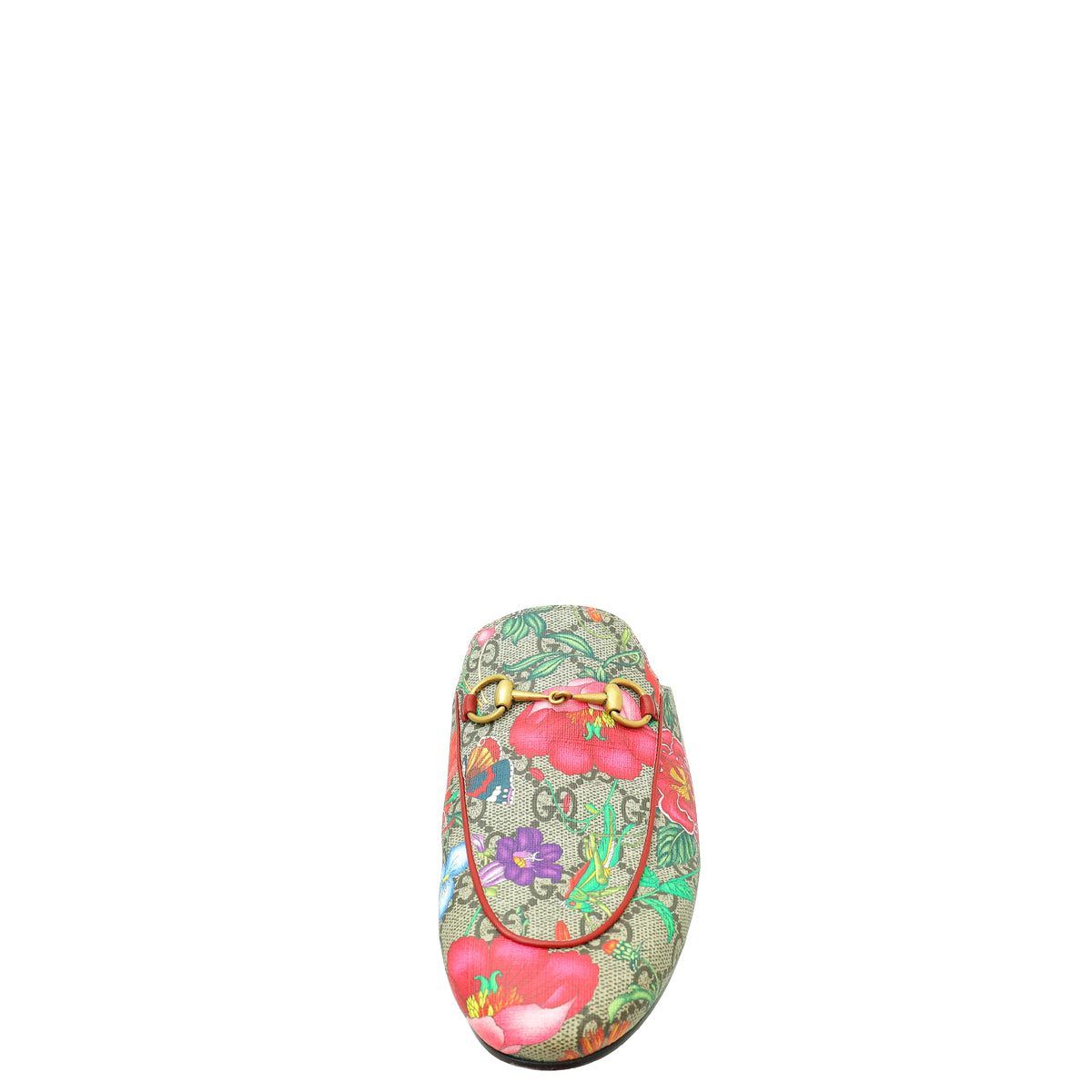 Gucci Bicolor GG Supreme Floral Princetown Mules 38-Gucci-THE CLOSET