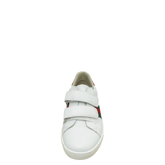 Gucci Tricolor Ace Velcro Sneakers 38