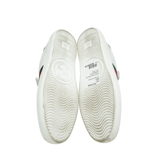 Gucci Tricolor Ace Velcro Sneakers 38