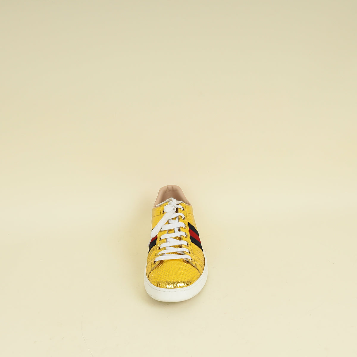 Gucci Bicolor Python Ace Sneaker 39.5