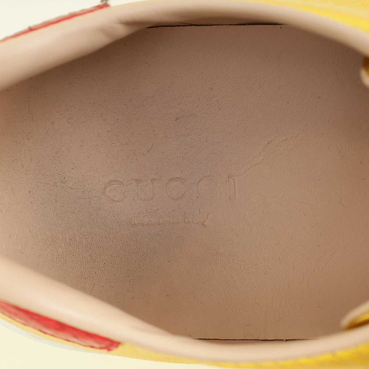 Gucci Bicolor Python Ace Sneaker 39.5