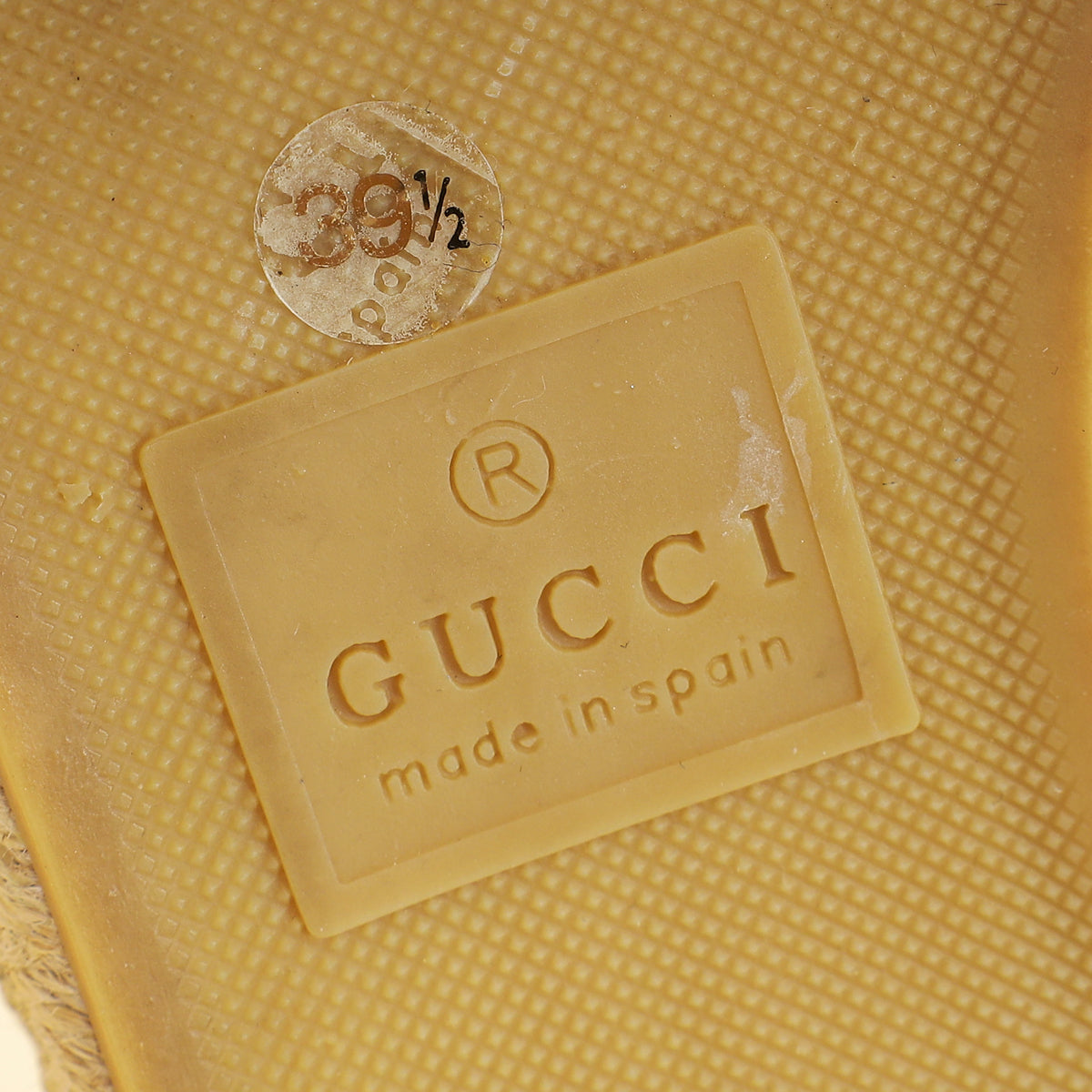 Gucci Metallic Pink GG Marmont Espadrille Sandal 39-Gucci-THE CLOSET