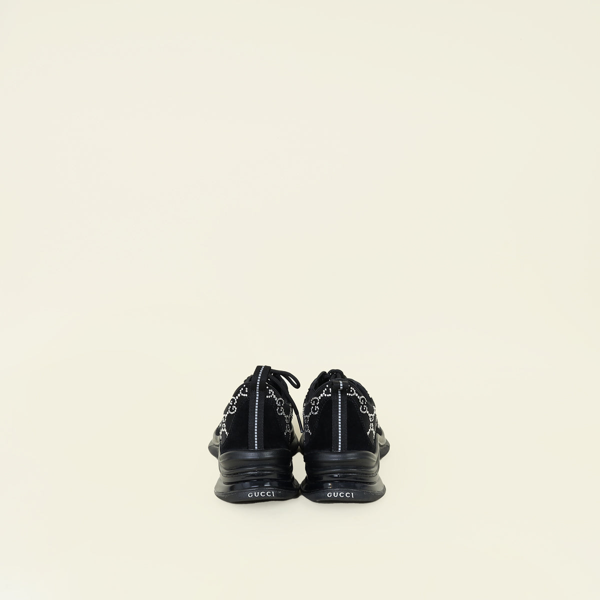 Gucci Black GG Crystal Run Sneaker 39 – THE CLOSET