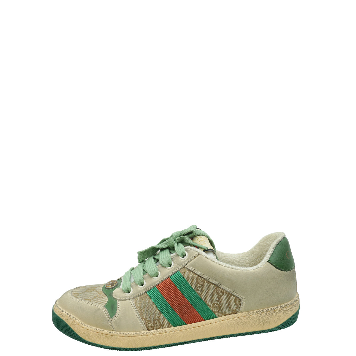 Gucci Bicolor GG Screener Trainer Sneakers 39