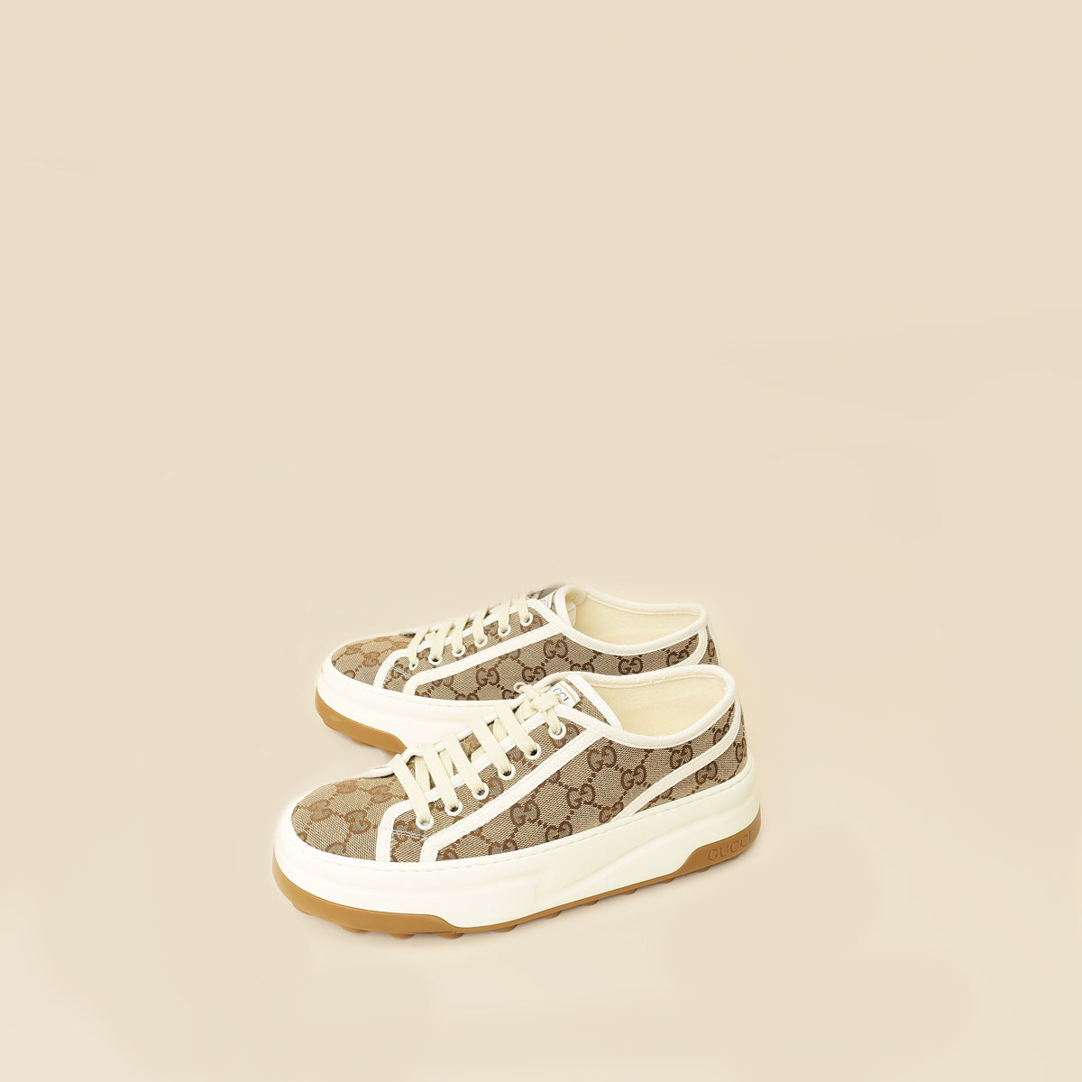 Gucci Ebony GG 1977 Tennis Treck Sneaker 39-Gucci-THE CLOSET