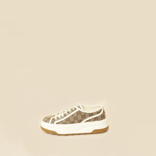 Gucci Ebony GG 1977 Tennis Treck Sneaker 39-Gucci-THE CLOSET