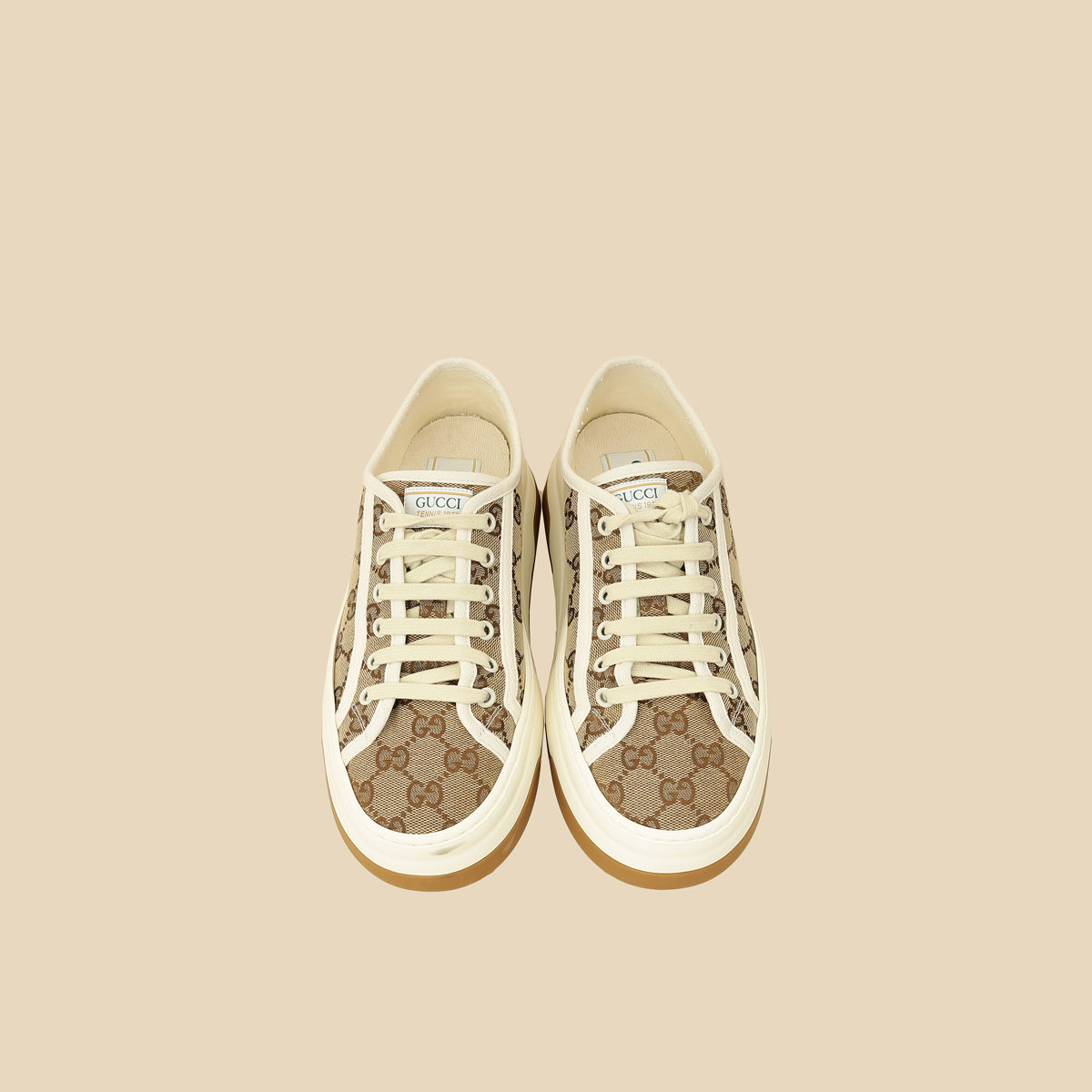 Gucci Ebony GG 1977 Tennis Treck Sneaker 39-Gucci-THE CLOSET