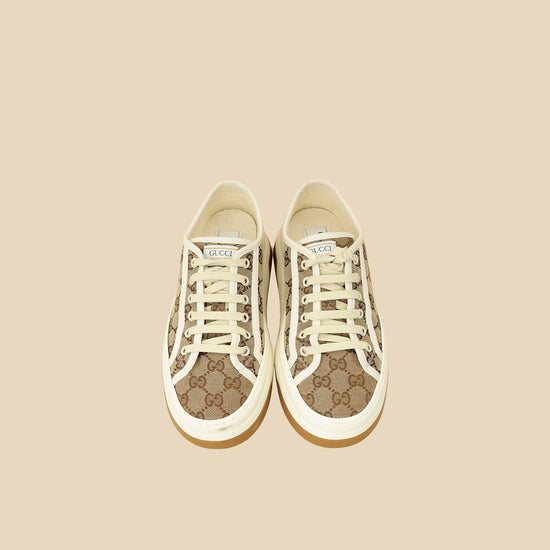 Gucci Ebony GG 1977 Tennis Treck Sneaker 39-Gucci-THE CLOSET