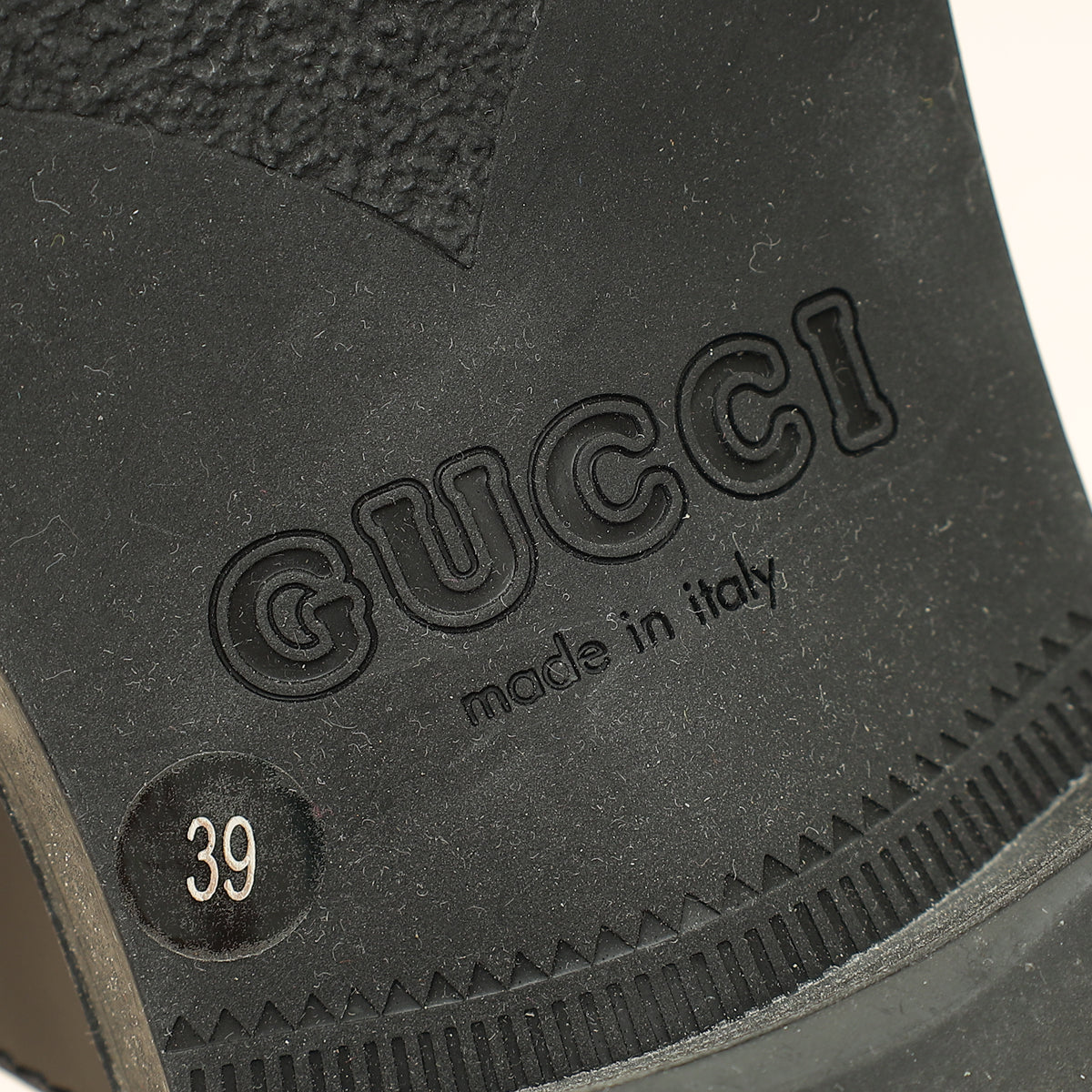 Gucci Black Interlocking G Leather Mules 39-Gucci-THE CLOSET
