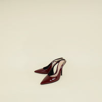 Gucci Burgundy Signoria Slingback Pumps 39