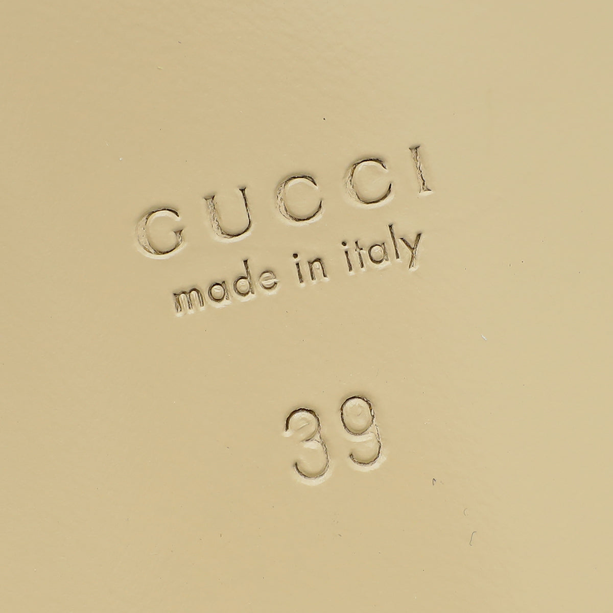 Gucci Green Interlocking G Cutout Flat Sandal 39