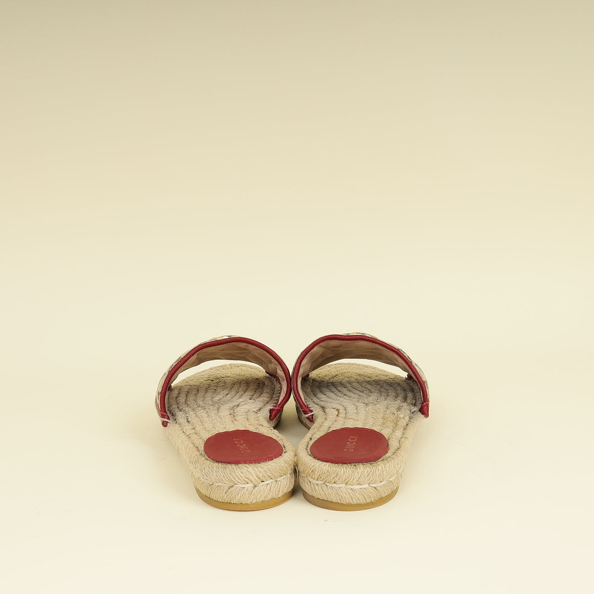 Gucci Bicolor GG Marmont Espadrille Sandal 39