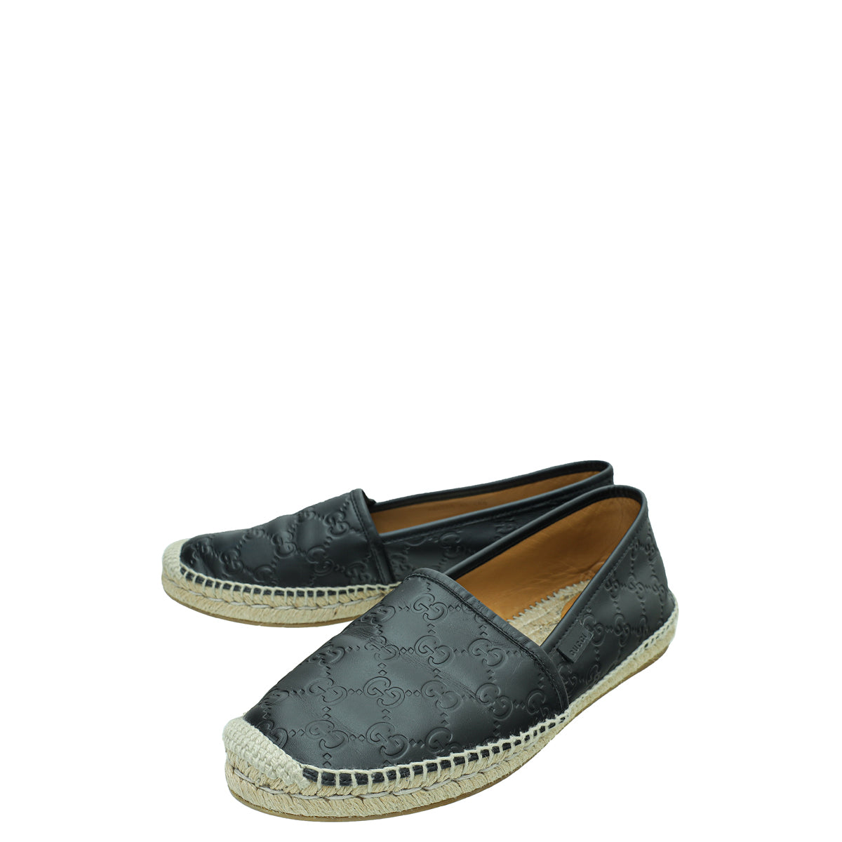 Gucci Black Guccissima Espadrille 41-Gucci-THE CLOSET