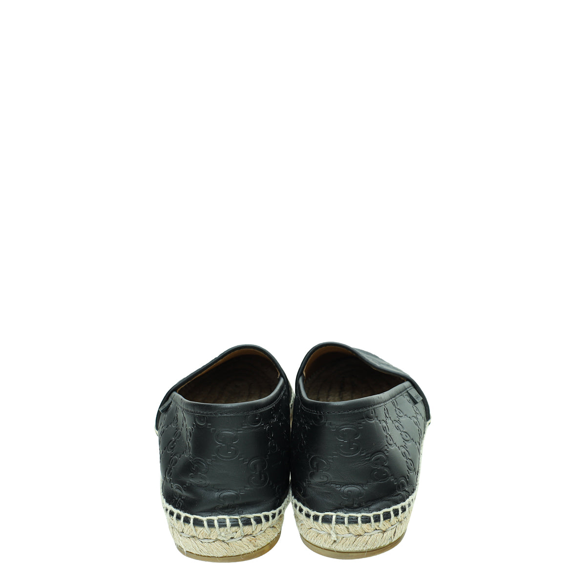 Gucci Black Guccissima Espadrille 41