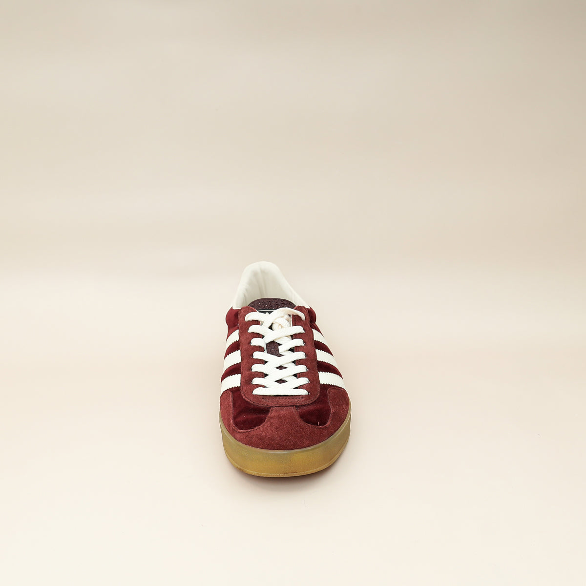 Gucci Burgundy X Adidas Suede Gazelle Sneaker 44-Gucci-THE CLOSET