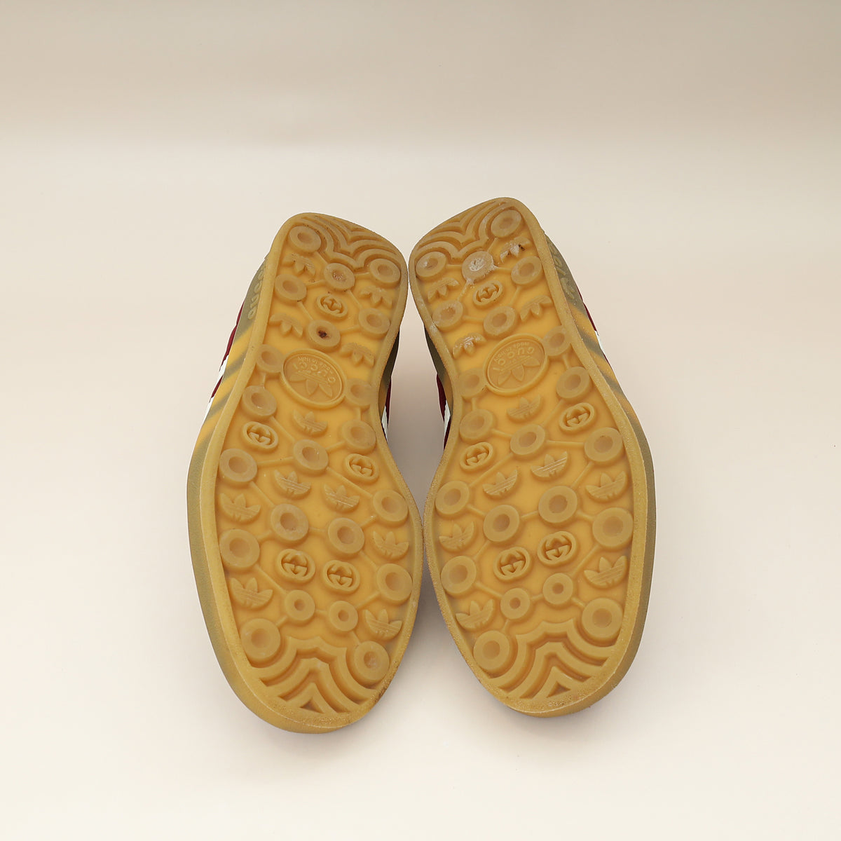 Gucci Burgundy X Adidas Suede Gazelle Sneaker 44-Gucci-THE CLOSET