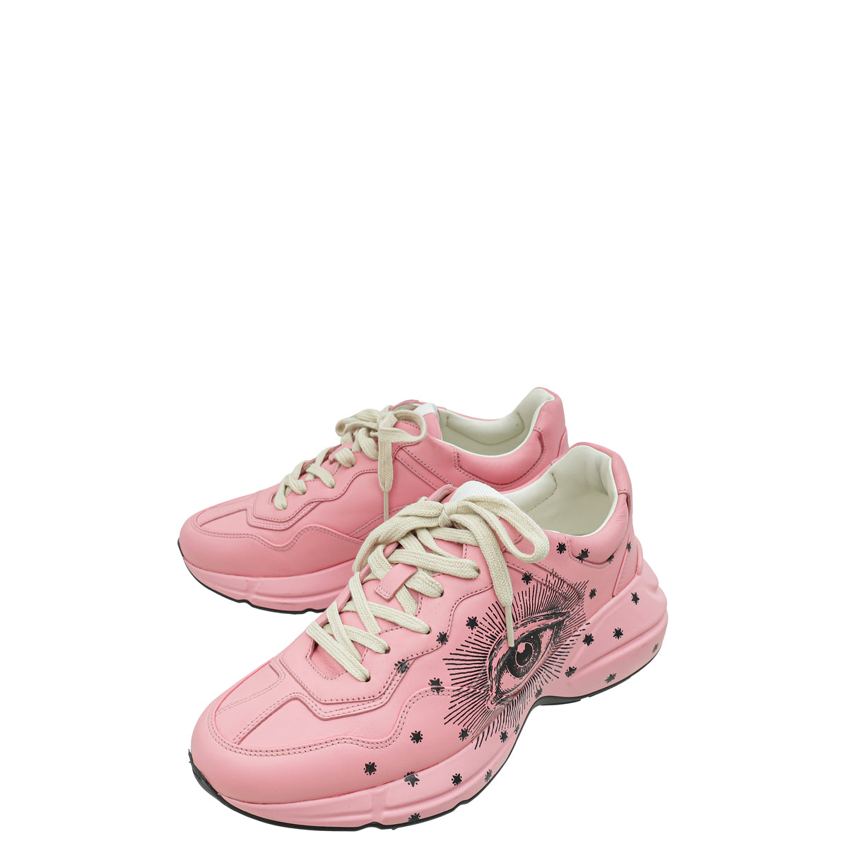 Gucci Pink Rhyton Big Eye Sneaker 5.5-Gucci-THE CLOSET