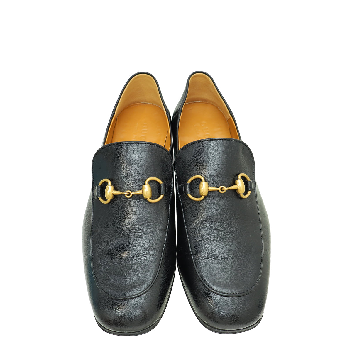 Gucci Black Horsebit Jordaan Loafers 7