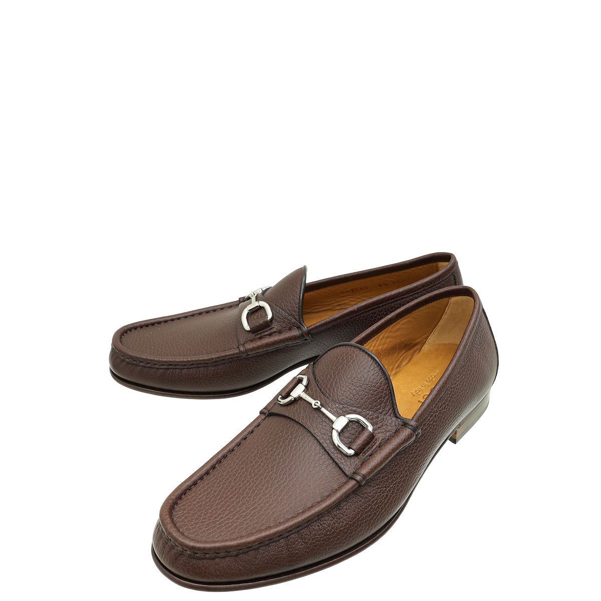 Gucci Brown Horsebit Men's Loafer 8.5-Gucci-THE CLOSET