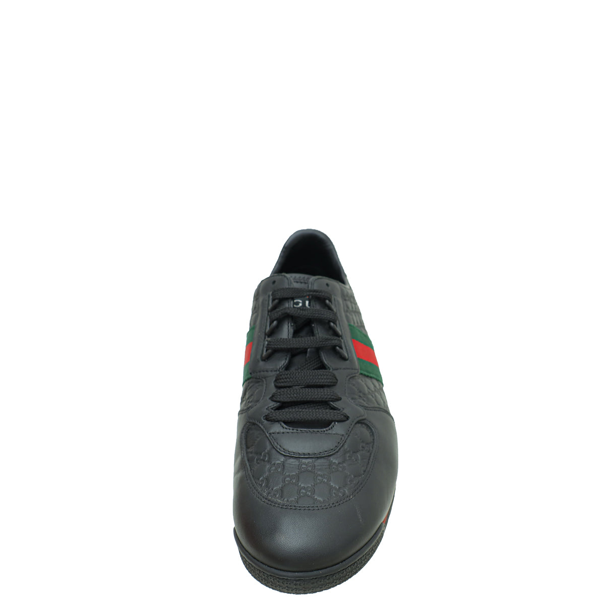 Gucci Black GG Microguccissima Web Sneaker 8-Gucci-THE CLOSET