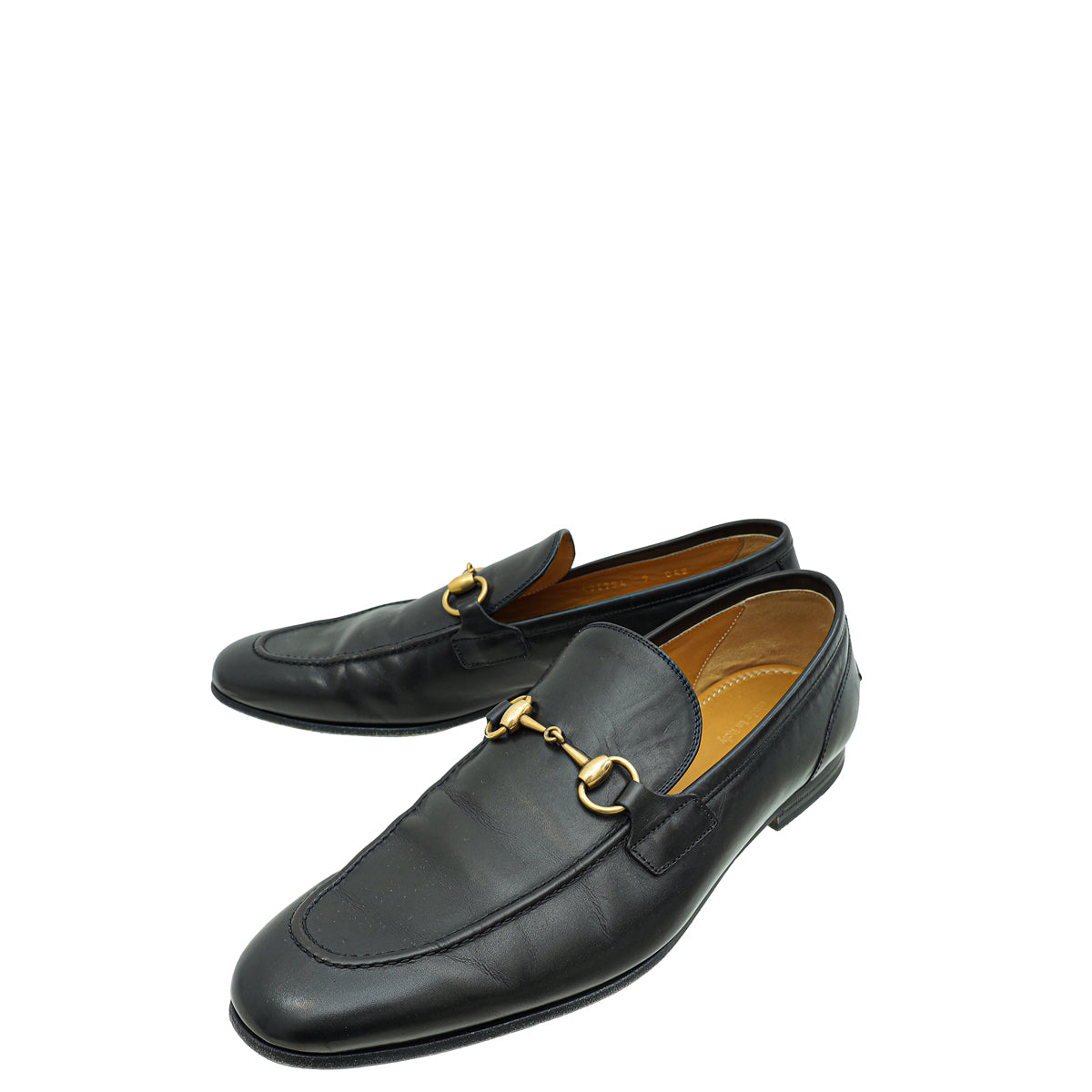 Gucci Black Men's Horsebit Jordaan Loafer 9-Gucci-THE CLOSET