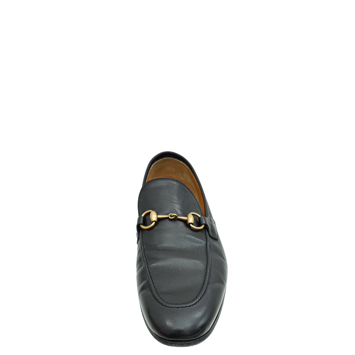 Gucci Black Men's Horsebit Jordaan Loafer 9-Gucci-THE CLOSET