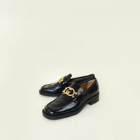 Gucci Black Interlocking G Loafer 9