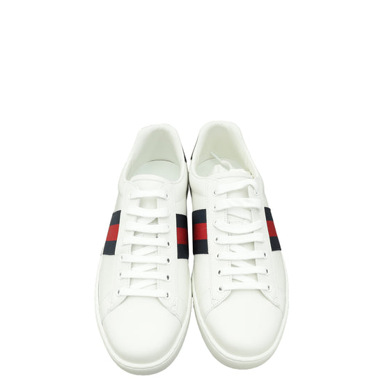 Gucci White Ace Web Men's Sneaker 9