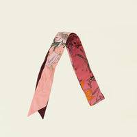 Gucci Multicolor Printed Silk Twill Ribbon