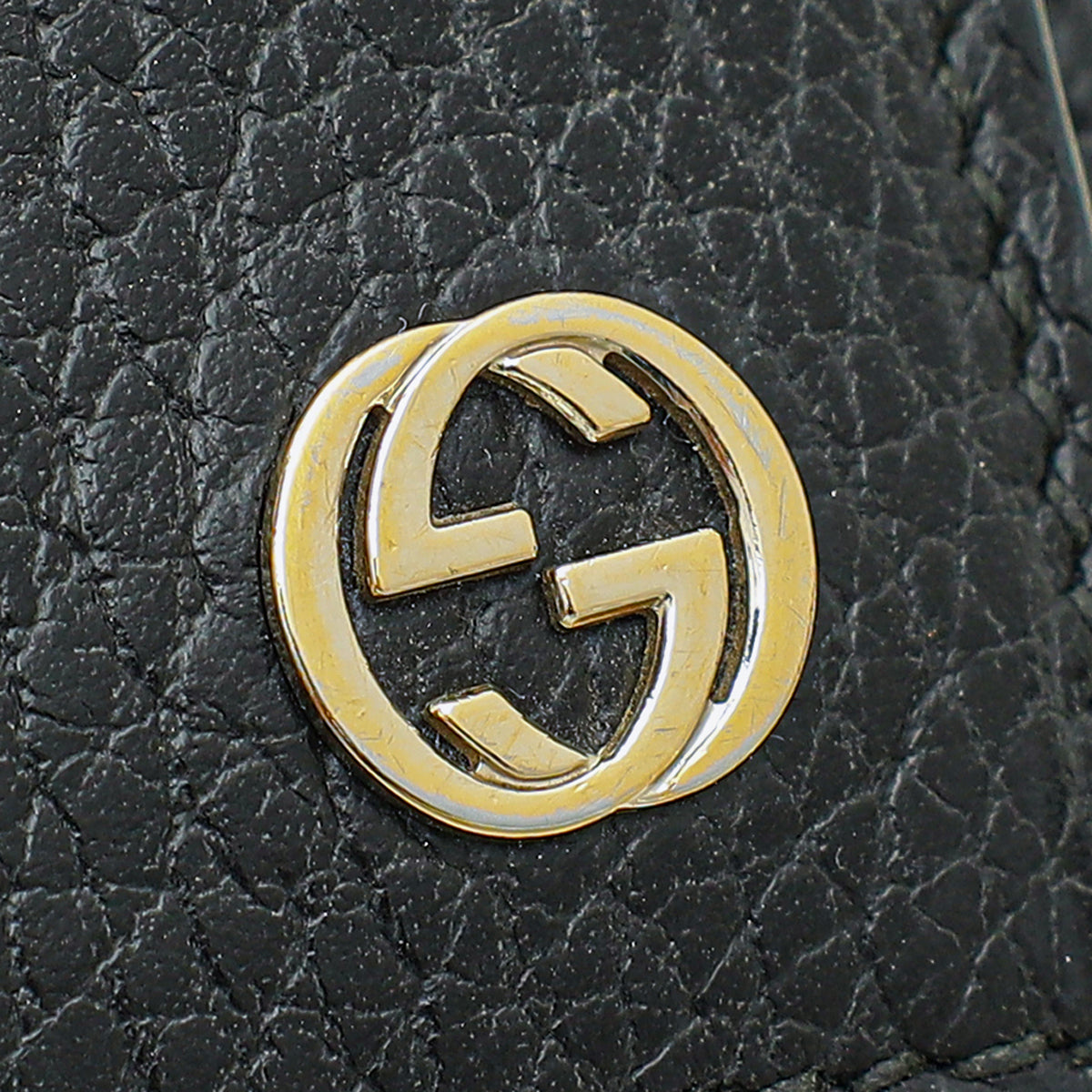 Gucci Black Interlocking GG Continental Wallet