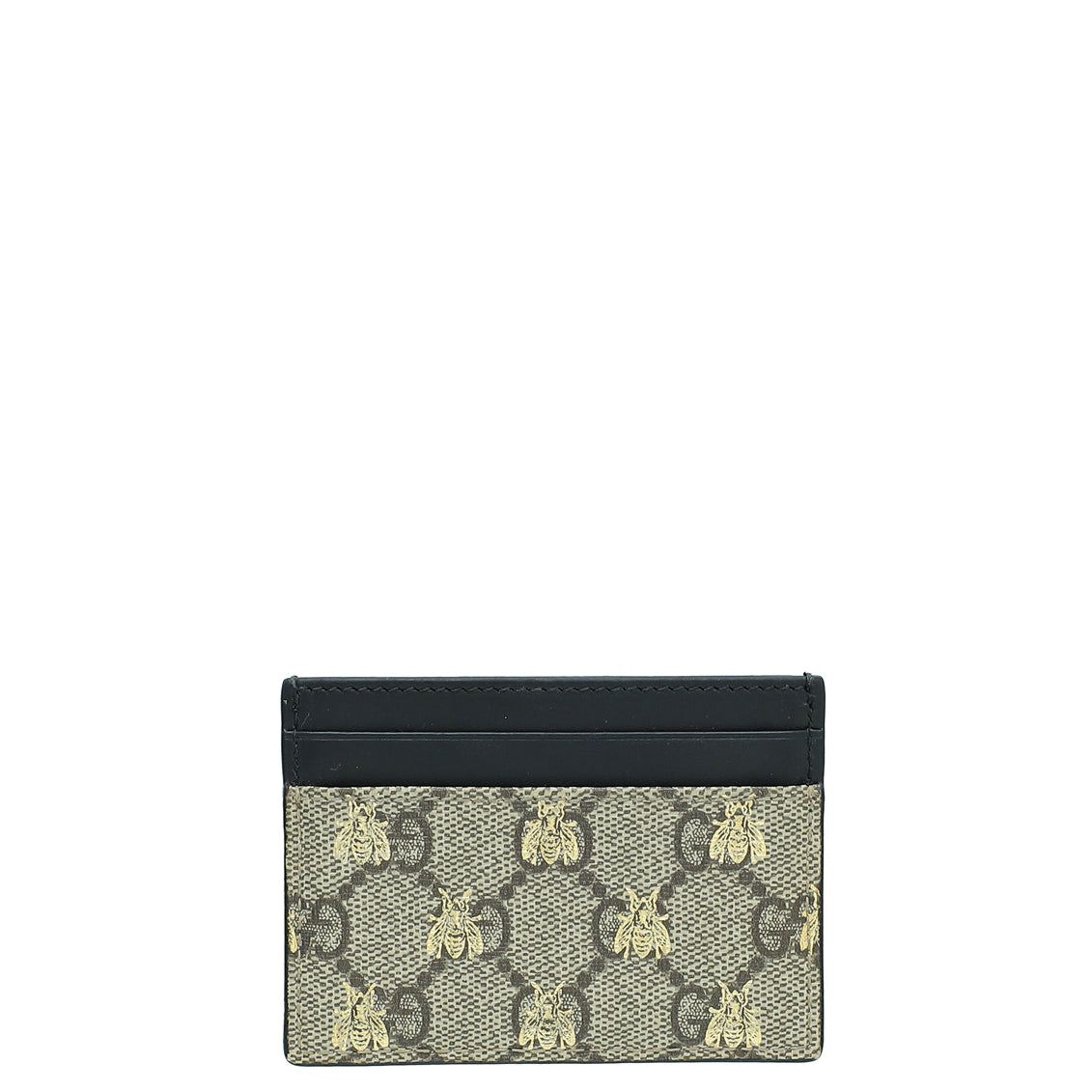 Gucci Tricolor GG Supreme Bees Card Holder-Gucci-THE CLOSET