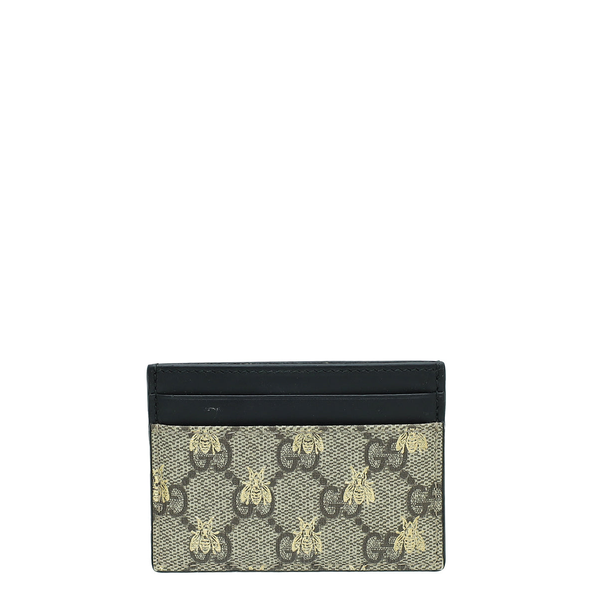 Gucci Tricolor GG Supreme Bees Card Holder-Gucci-THE CLOSET